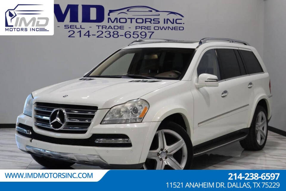 2012 Mercedes-Benz GL-Class for sale at IMD MOTORS, INC in Dallas, TX