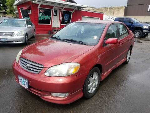 2003 Toyota Corolla for sale at Universal Auto Sales in Salem OR