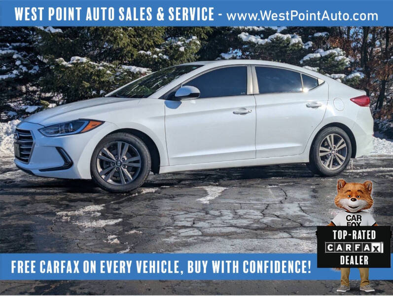 2018 Hyundai Elantra for sale at West Point Auto Sales & Service in Mattawan MI