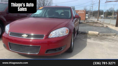 2011 Chevrolet Impala for sale at Thiago's Auto Sales in High Point NC