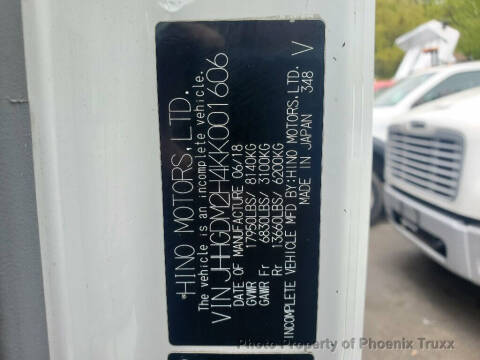 2019 Hino 195