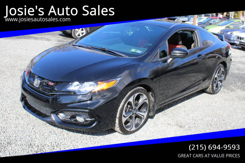 2015 Honda Civic for sale at Josie's Auto Sales in Gilbertsville PA