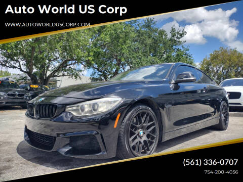 2014 BMW 4 Series for sale at Auto World US Corp in Plantation FL