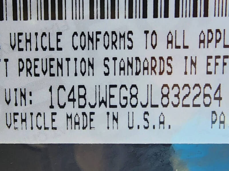2018 Jeep Wrangler JK Unlimited Altitude