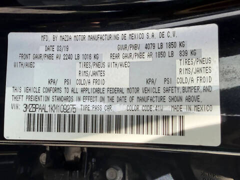 2019 Mazda Mazda3 Sedan Select