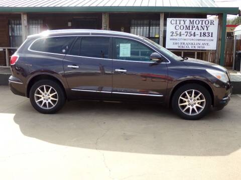 2015 Buick Enclave for sale at CITY MOTOR COMPANY in Waco TX