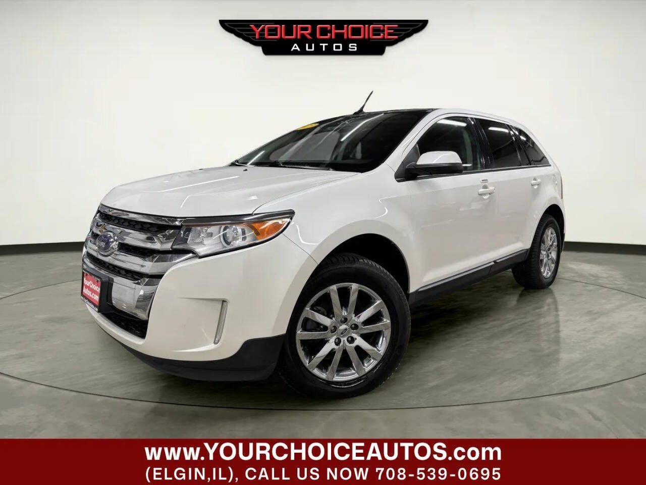 White 2013 Ford Edge SUV / Crossover All-Wheel Drive 6-Speed Automatic