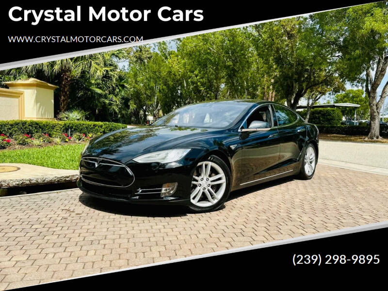 2014 Tesla Model S for sale at Crystal Motor Cars in Fort Myers FL