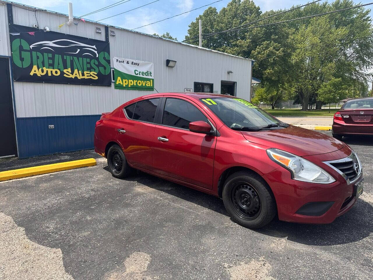 2017 Nissan Versa for sale at GREATNESS AUTO SALES in Green Bay, WI