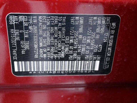 2025 Nissan Rogue Platinum