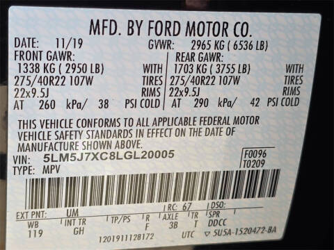 2020 Lincoln Aviator Reserve