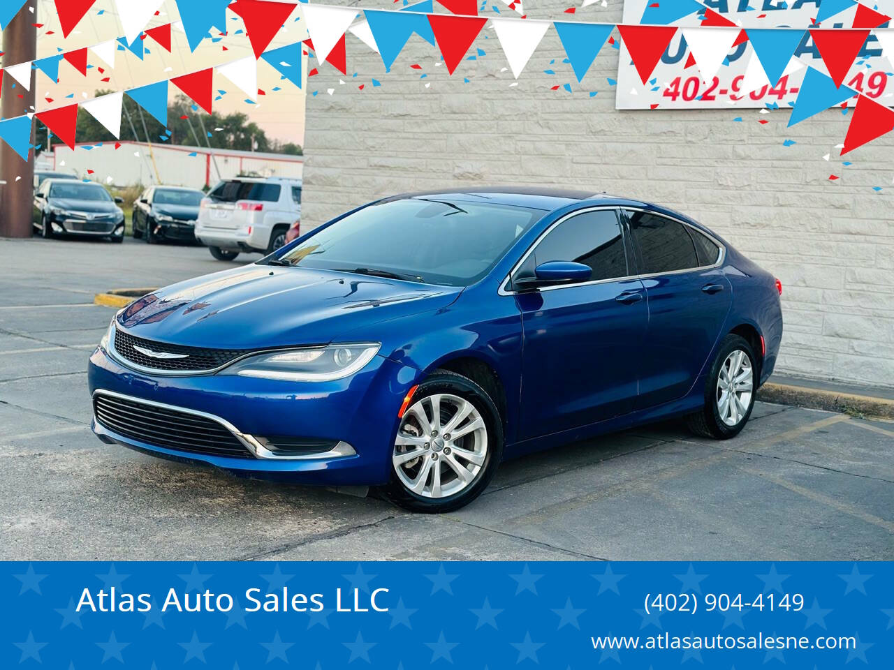 2017 Chrysler 200 for sale at Atlas Auto Sales LLC in Lincoln, NE