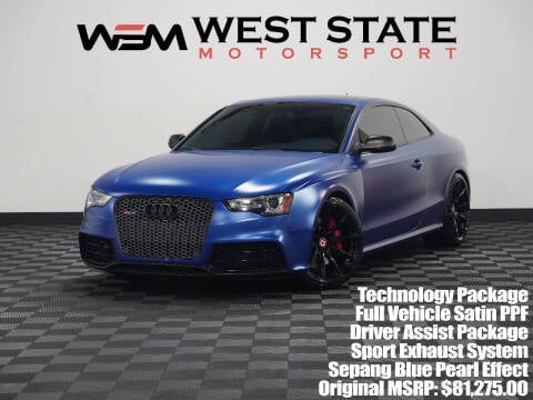 2015 Audi RS 5 for sale at WEST STATE MOTORSPORT in Federal Way WA