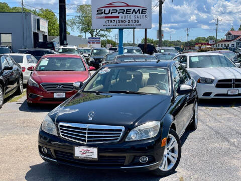 2008 Mercedes-Benz C-Class for sale at Supreme Auto Sales in Chesapeake VA