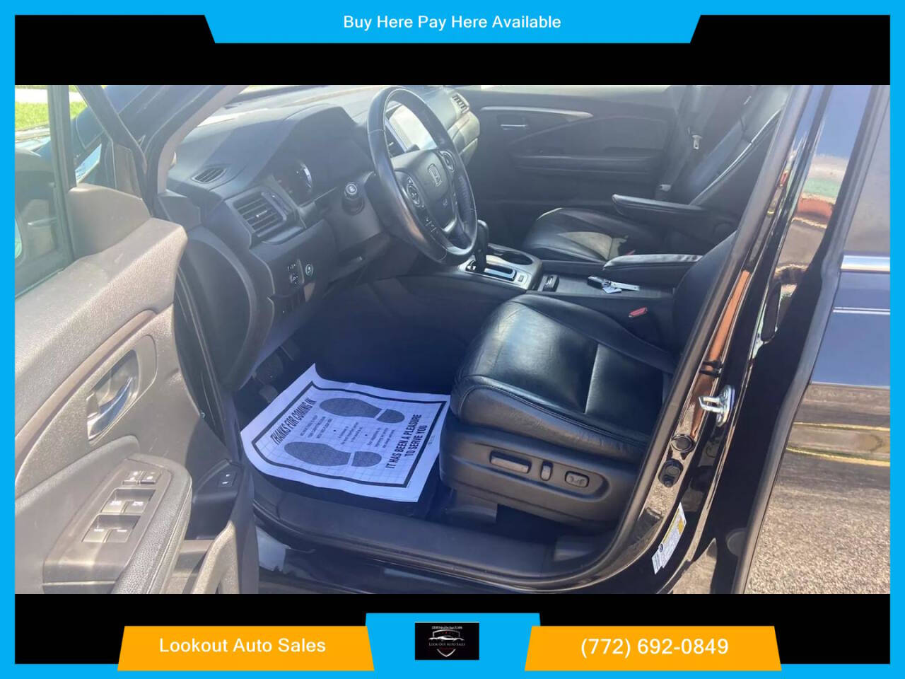 2018 Honda Pilot for sale at Lookout Auto Sales in Stuart, FL