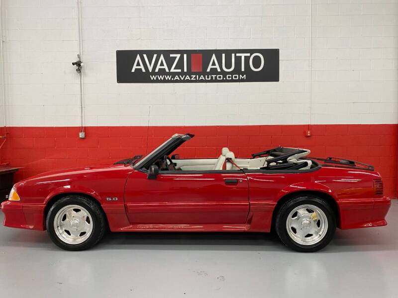 1990 Ford Mustang for sale at AVAZI AUTO GROUP LLC in Gaithersburg MD