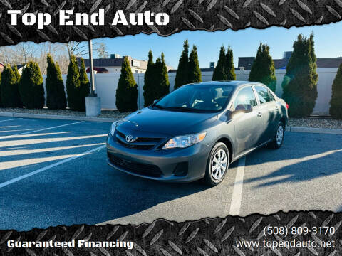 2011 Toyota Corolla for sale at Top End Auto in North Attleboro MA