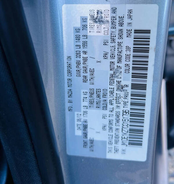 2012 Mazda MAZDA2 Sport