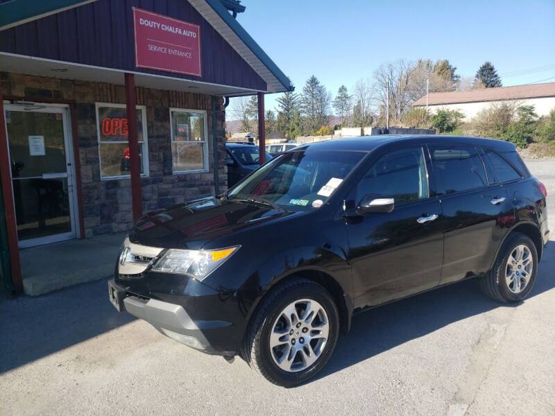 2009 Acura MDX for sale at Douty Chalfa Automotive in Bellefonte PA