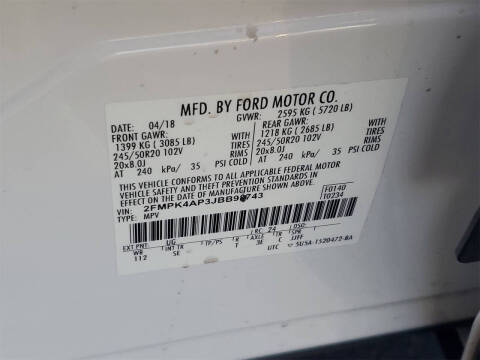 2018 Ford Edge Sport