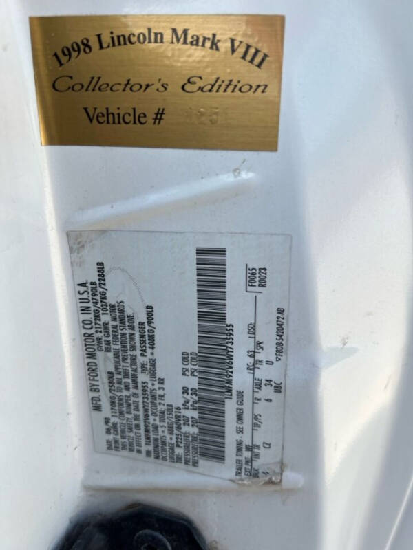 1998 Lincoln Mark VIII LSC