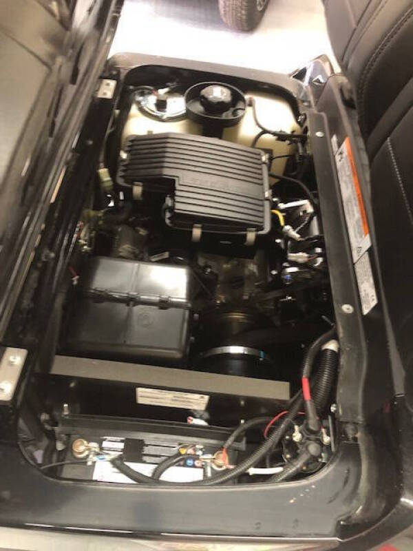 2025 Yamaha PTV Gas Golf Car - Black