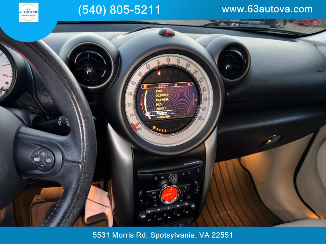 2011 MINI Cooper Countryman for sale at 63 Auto Inc in Spotsylvania, VA