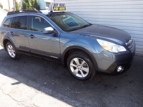 2013 Subaru Outback for sale at Fulmer Auto Cycle Sales in Easton PA