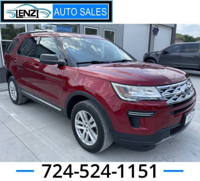2018 Ford Explorer for sale at LENZI AUTO SALES in Sarver PA