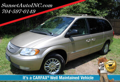 2002 Chrysler Town and Country for sale at Sunset Auto in Charlotte NC