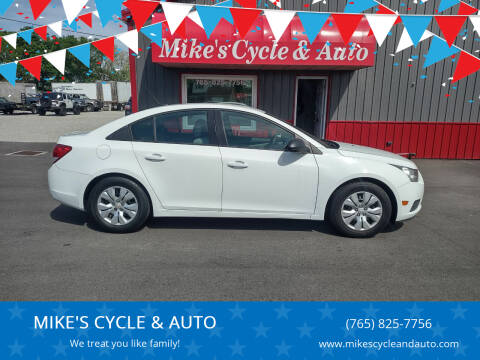 2014 Chevrolet Cruze for sale at MIKE'S CYCLE & AUTO in Connersville IN