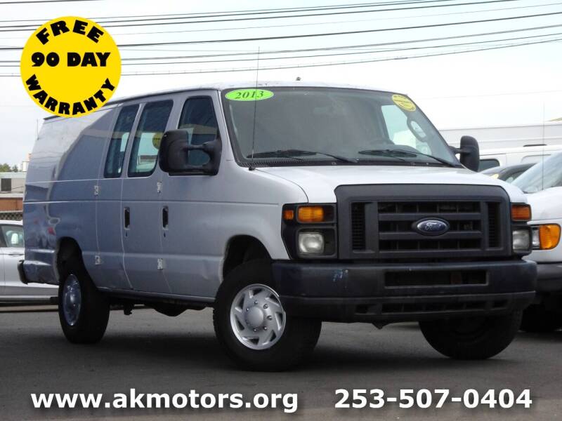 2013 Ford E-Series Cargo for sale at AK Motors in Tacoma WA