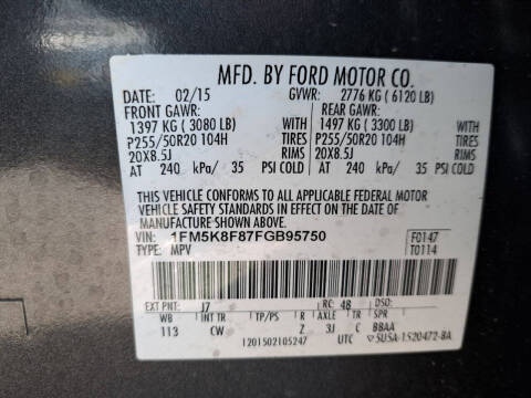 2015 Ford Explorer Limited