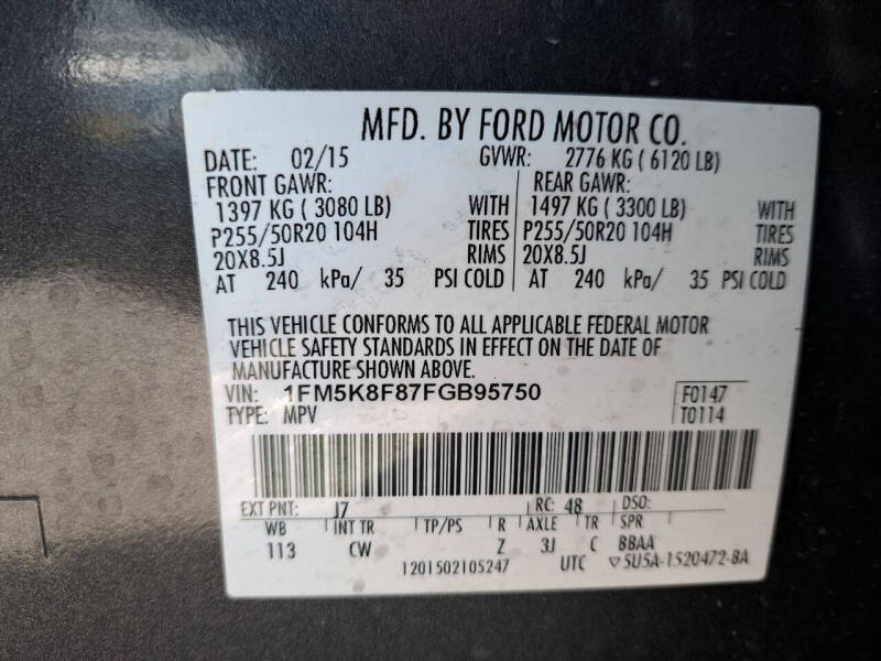 2015 Ford Explorer Limited