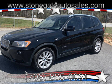 2014 BMW X3 for sale at Stonegate Auto Sales in Cleveland GA