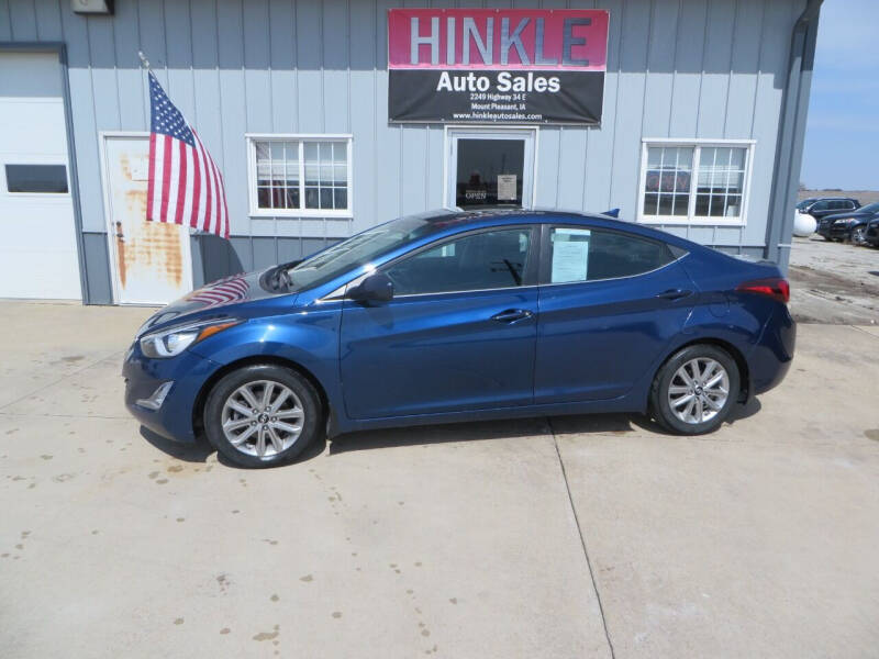 2015 Hyundai Elantra for sale at Hinkle Auto Sales in Mount Pleasant IA