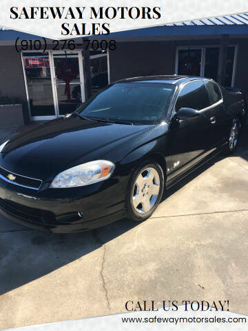 2007 Chevrolet Monte Carlo for sale at Safeway Motors Sales in Laurinburg NC