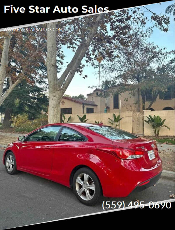 2013 Hyundai Elantra Coupe for sale at Five Star Auto Sales in Fresno CA