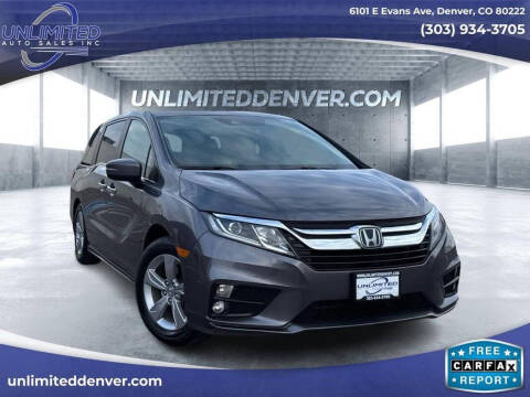 2020 Honda Odyssey for sale at Unlimited Auto Sales in Denver CO