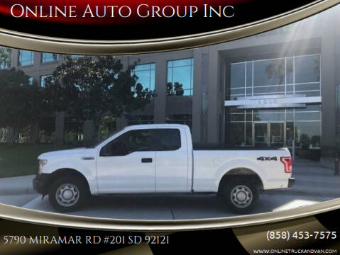 2015 Ford F-150 for sale at Online Auto Group Inc in San Diego CA