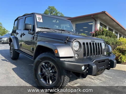 2018 Jeep Wrangler JK Unlimited for sale at WARWICK AUTOPARK LLC in Lititz PA