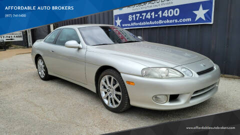 1999 Lexus SC 400 for sale at AFFORDABLE AUTO BROKERS in Keller TX