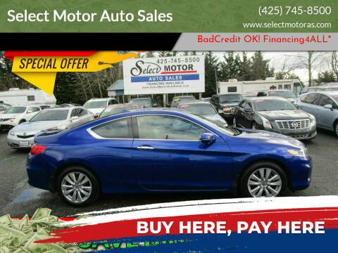 2013 Honda Accord for sale at Select Motor Auto Sales in Lynnwood WA
