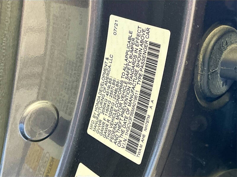 2021 Honda Accord Hybrid EX-L