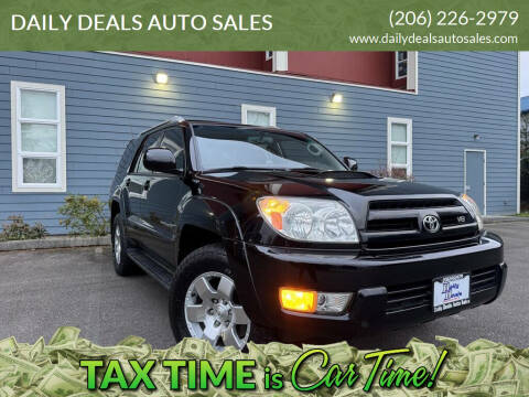 2003 Toyota 4Runner for sale at DAILY DEALS AUTO SALES in Seattle WA
