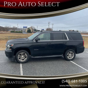 2015 Chevrolet Tahoe for sale at Pro Auto Select in Fredericksburg VA