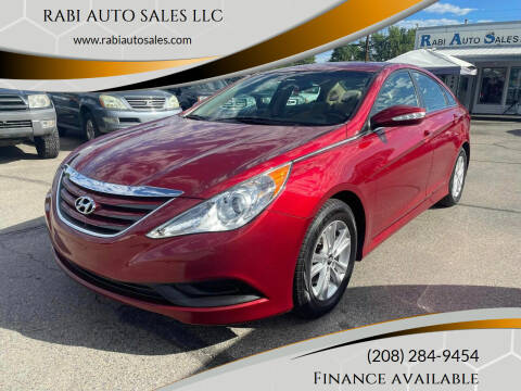 2014 Hyundai Sonata for sale at RABI AUTO SALES LLC in Garden City ID