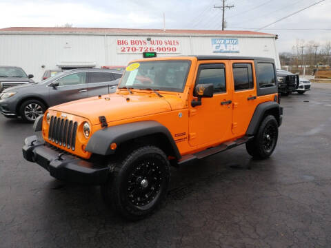 2012 Jeep Wrangler Unlimited for sale at Big Boys Auto Sales in Russellville KY
