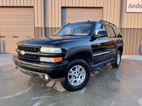 2003 Chevrolet Tahoe for sale at Andover Auto Group, LLC. in Argyle TX