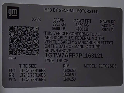 2023 GMC Savana 2500